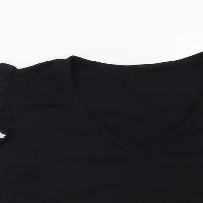 SheIn Womens Black   Basic T-Shirt Size L