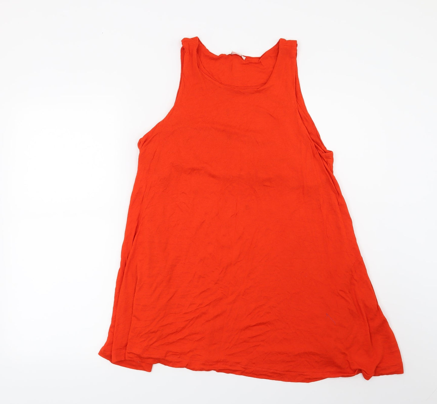 Womens UK Size S H&M Red Basic Blouse
