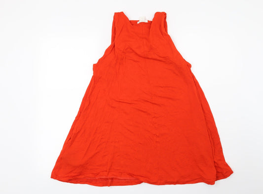 Womens UK Size S H&M Red Basic Blouse