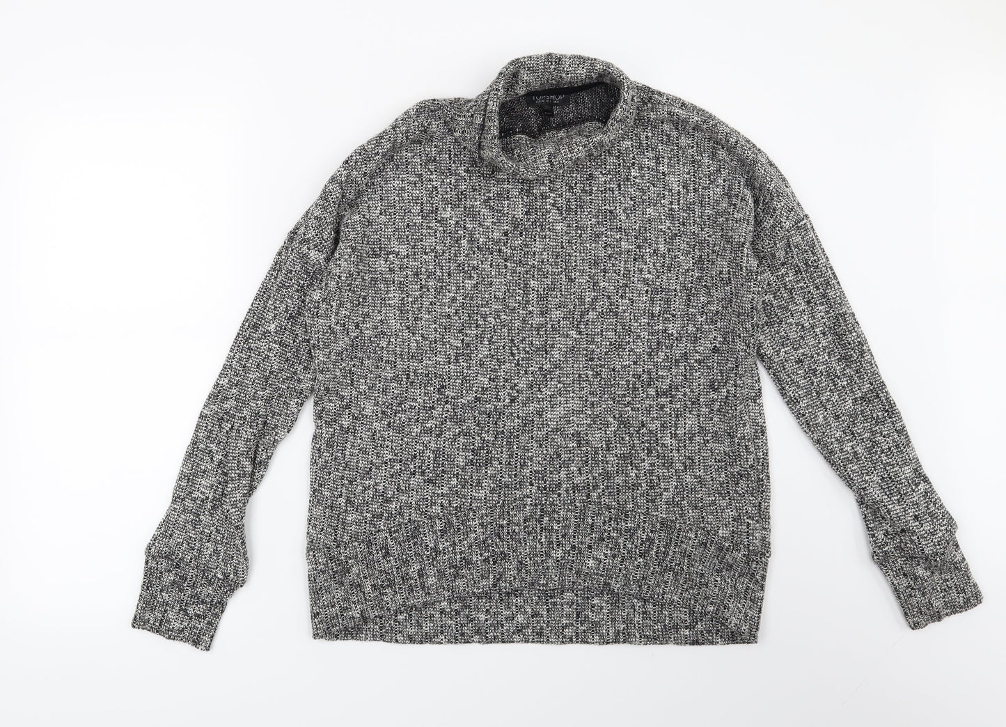 Topshop Womens Grey   Pullover Jumper Size 6