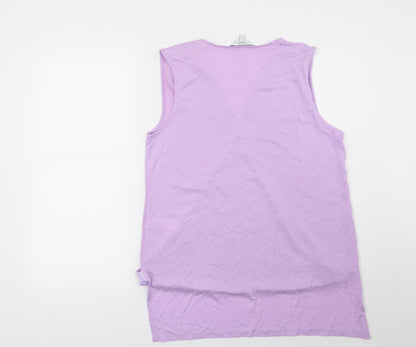 Womens UK Size 12 NEXT Purple Basic Blouse