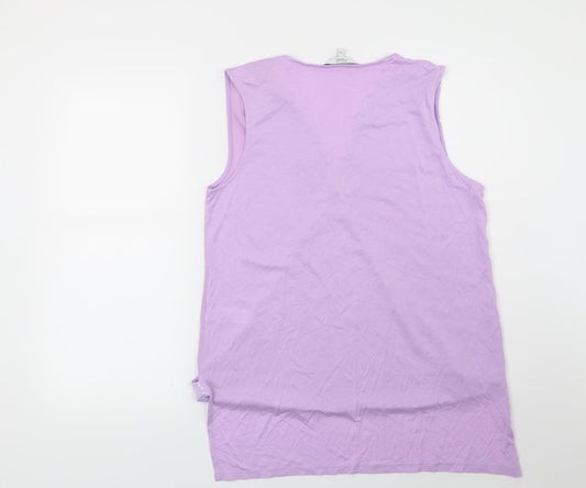 Womens UK Size 12 NEXT Purple Basic Blouse