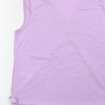 Womens UK Size 12 NEXT Purple Basic Blouse