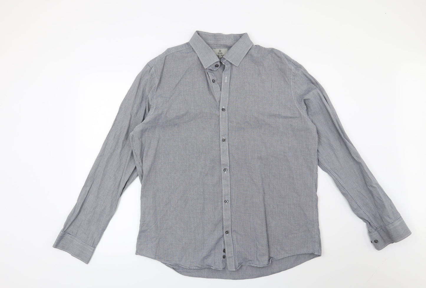 Taylor & Wright Mens Blue    Button-Up Size 17