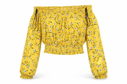 Womens UK Size XS H&M Yellow Basic Blouse