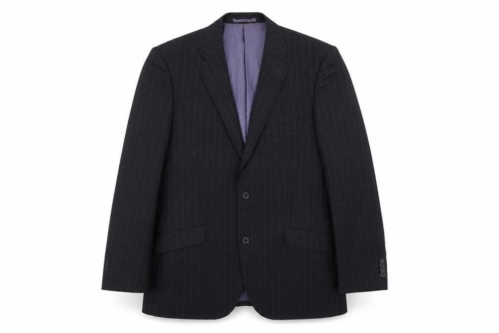 Mens UK Size 40 George Regular Blue Suit Jacket