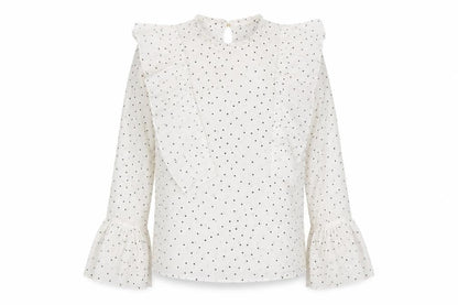 Womens UK Size L VERO MODA White Basic Blouse