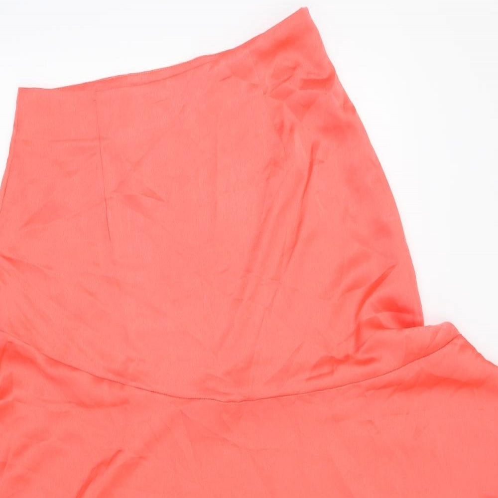 Missguided Womens Pink   A-Line Skirt Size 10