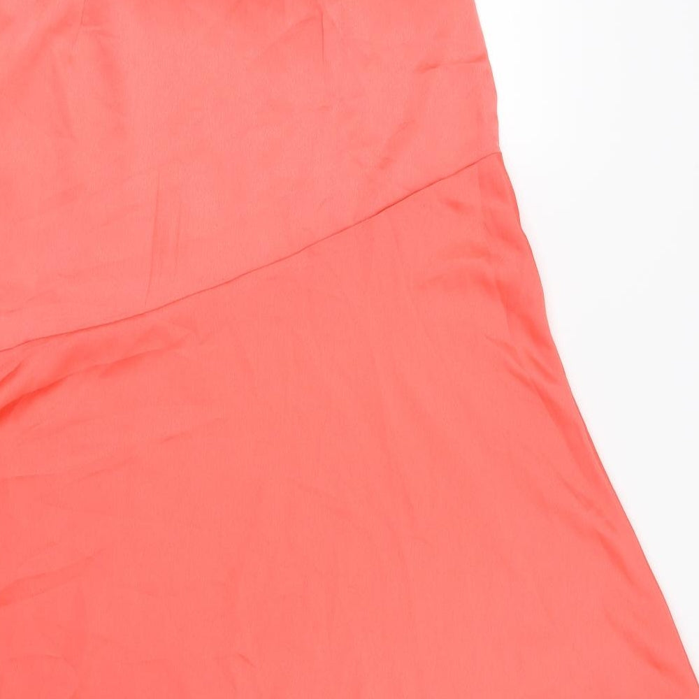 Missguided Womens Pink   A-Line Skirt Size 10