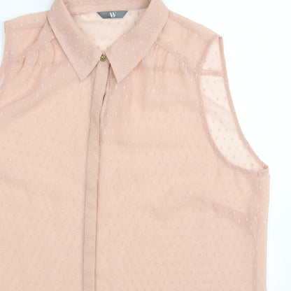 BHS Womens Beige   Basic Button-Up Size 20