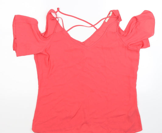 George Womens Pink   Basic Blouse Size 14
