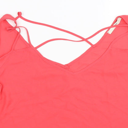 George Womens Pink   Basic Blouse Size 14