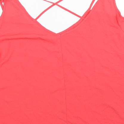 George Womens Pink   Basic Blouse Size 14