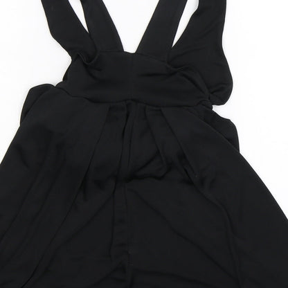Aqua Womens Black   Basic Blouse Size S