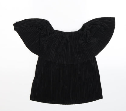 Primark Womens Black   Basic T-Shirt Size 4