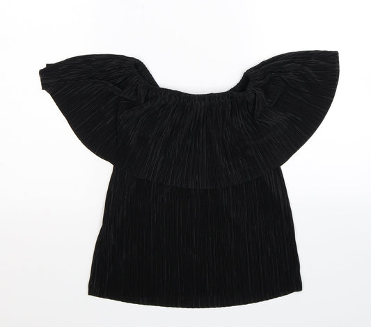 Primark Womens Black   Basic T-Shirt Size 4