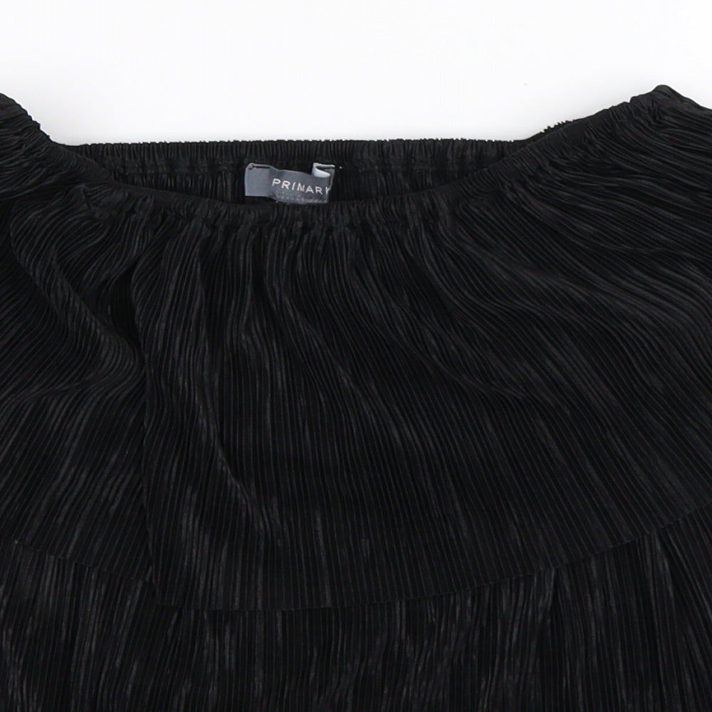 Primark Womens Black   Basic T-Shirt Size 4
