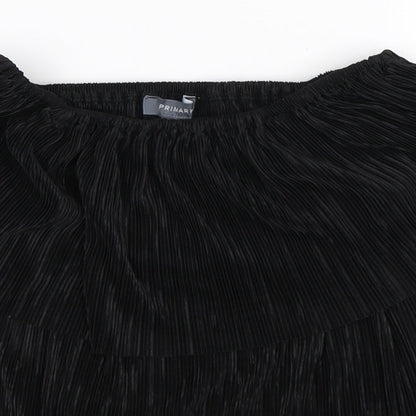 Primark Womens Black   Basic T-Shirt Size 4