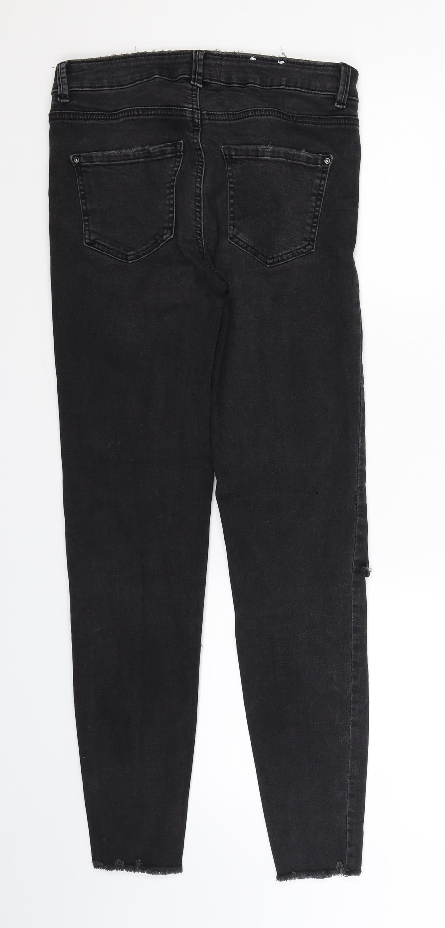 New Look Womens Black  Denim Skinny Jeans Size 10 L26 in