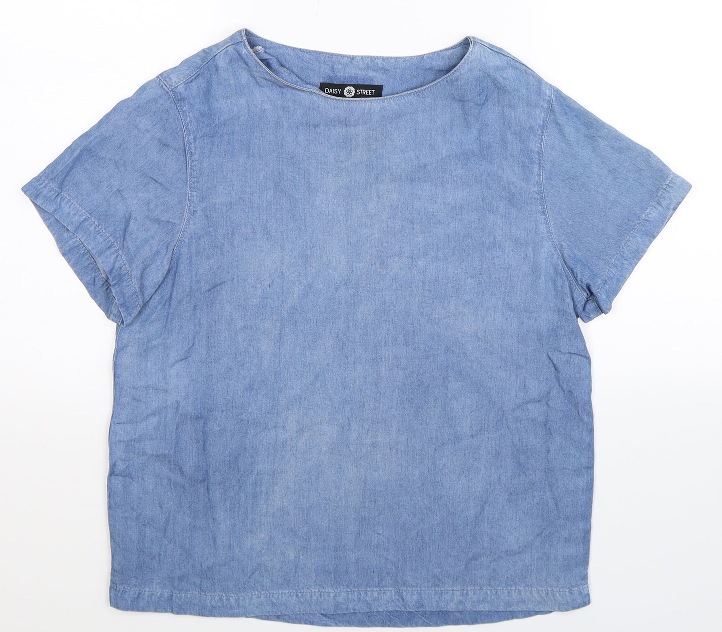 Daisy Street Womens Blue   Basic T-Shirt Size M