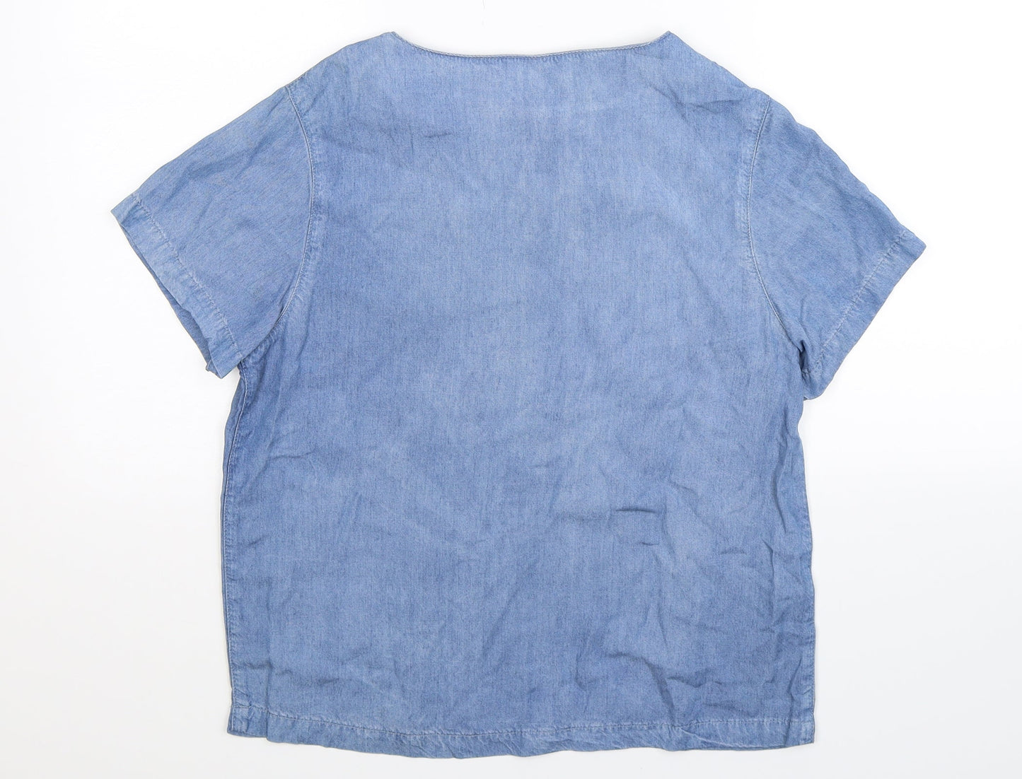 Daisy Street Womens Blue   Basic T-Shirt Size M