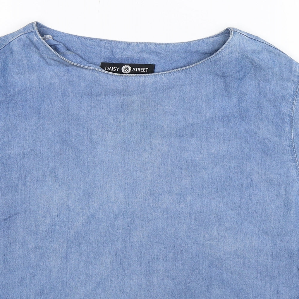Daisy Street Womens Blue   Basic T-Shirt Size M