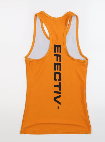 Efectiv Womens Orange   Jersey Tank Size S