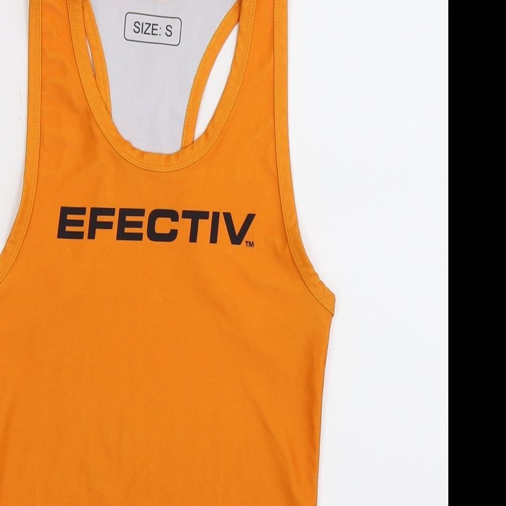 Efectiv Womens Orange   Jersey Tank Size S