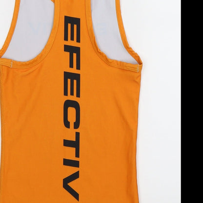 Efectiv Womens Orange   Jersey Tank Size S