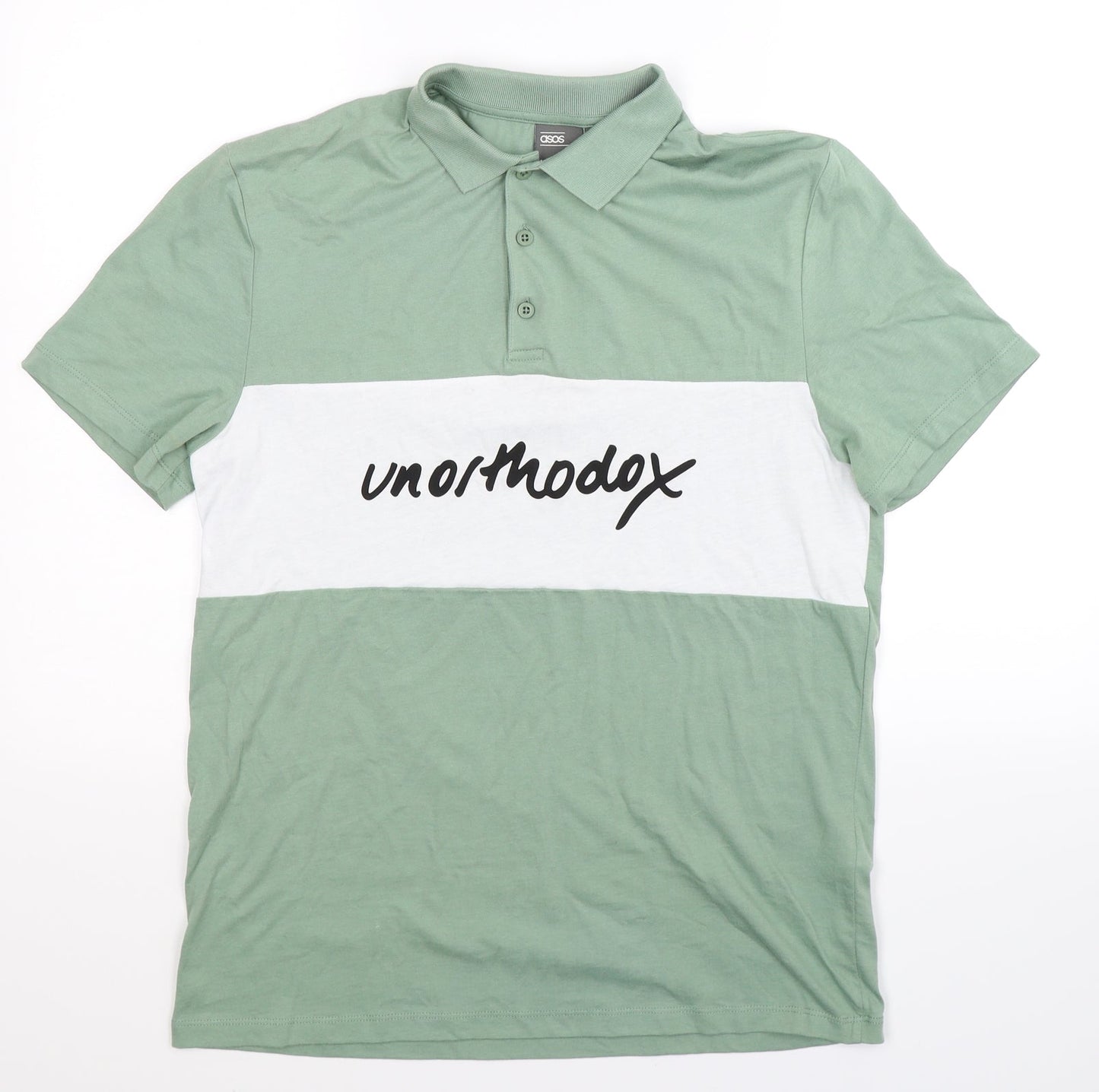 ASOS Mens Green    Polo Size M