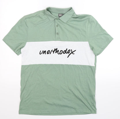ASOS Mens Green    Polo Size M