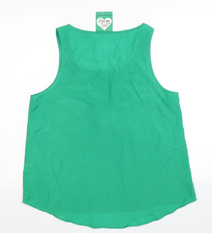 Womens UK Size 16 Atmosphere Green Basic T-Shirt