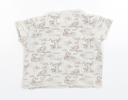 Disney Baby Grey   Basic T-Shirt Size 12-18 Months