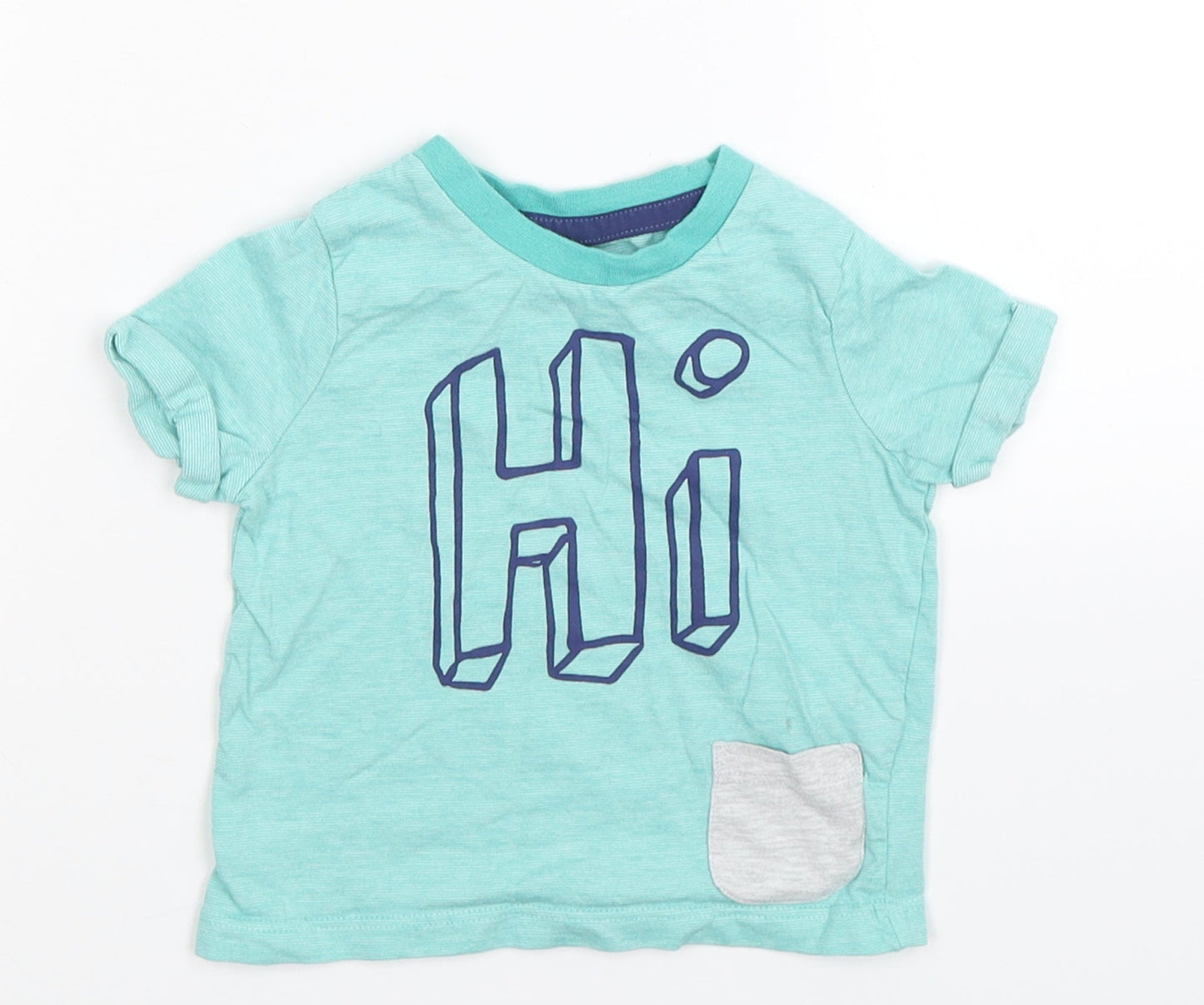 F&F Baby Green   Basic T-Shirt Size 9-12 Months