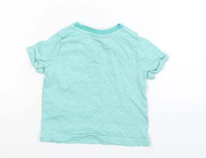 F&F Baby Green   Basic T-Shirt Size 9-12 Months