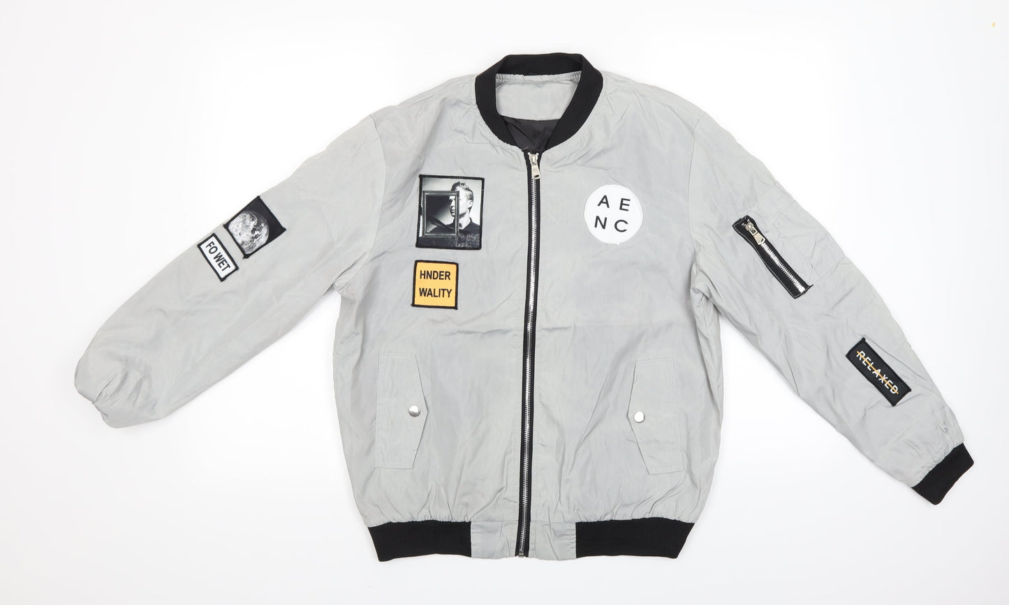Mens UK Size  Preworn Grey Jacket