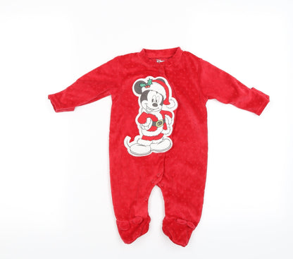 Sisney  Red   Babygrow One-Piece Size 0-3 Months