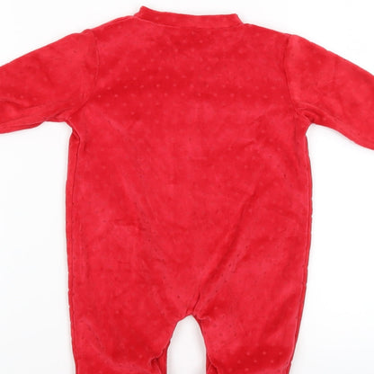 Sisney  Red   Babygrow One-Piece Size 0-3 Months