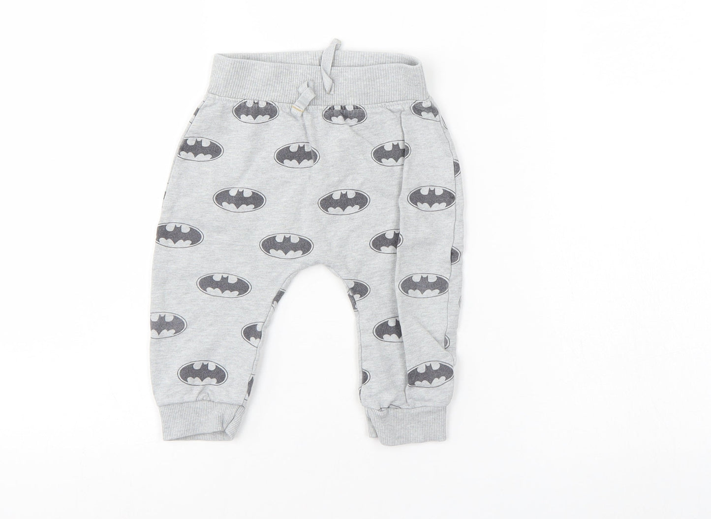 Batman Boys Grey   Sweatpants Trousers Size 6-9 Months