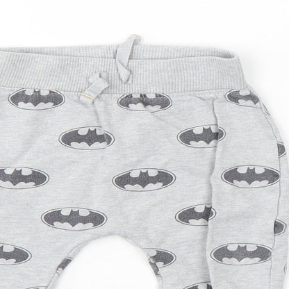 Batman Boys Grey   Sweatpants Trousers Size 6-9 Months
