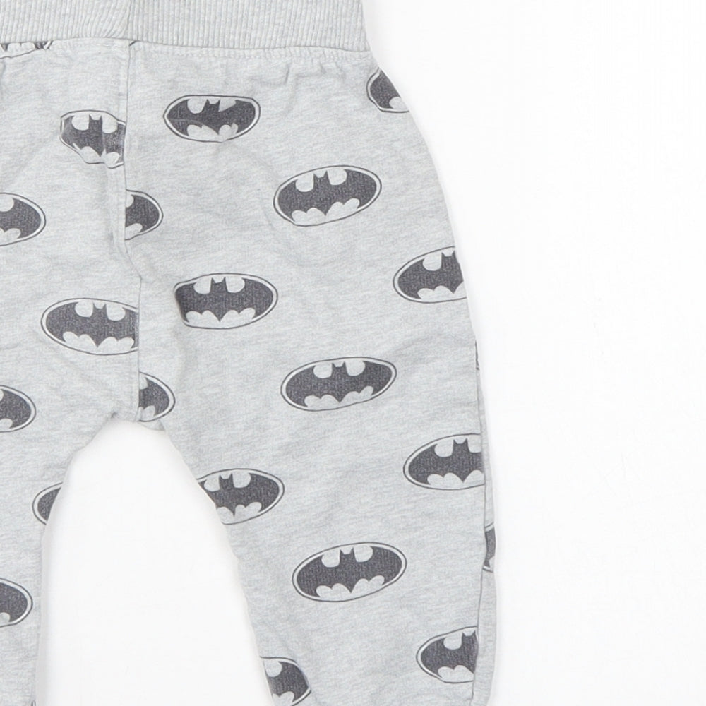 Batman Boys Grey   Sweatpants Trousers Size 6-9 Months