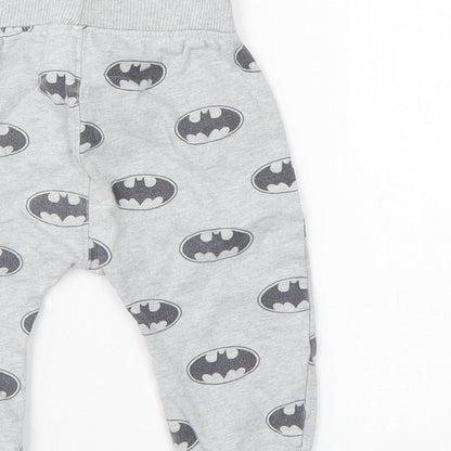 Batman Boys Grey   Sweatpants Trousers Size 6-9 Months