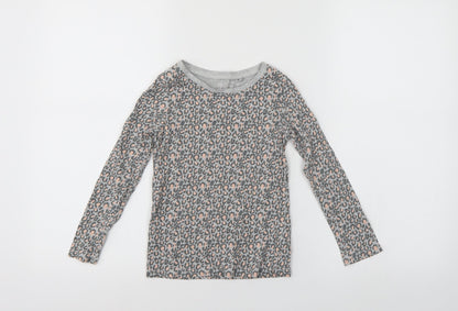 NEXT Girls Multicoloured Animal Print  Basic T-Shirt Size 5 Years