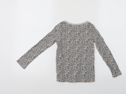 NEXT Girls Multicoloured Animal Print  Basic T-Shirt Size 5 Years