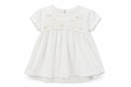NEXT Girls White   T-Shirt Dress  Size 5 Years