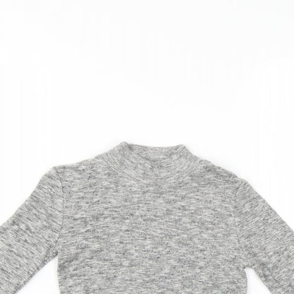 NEXT Girls Grey   Pullover Jumper Size 5 Years
