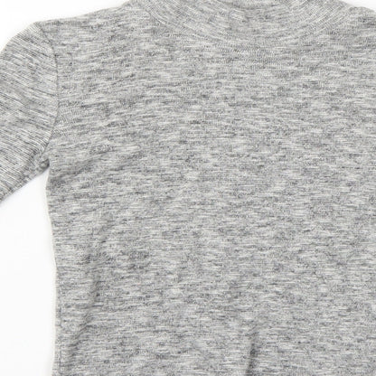 NEXT Girls Grey   Pullover Jumper Size 5 Years