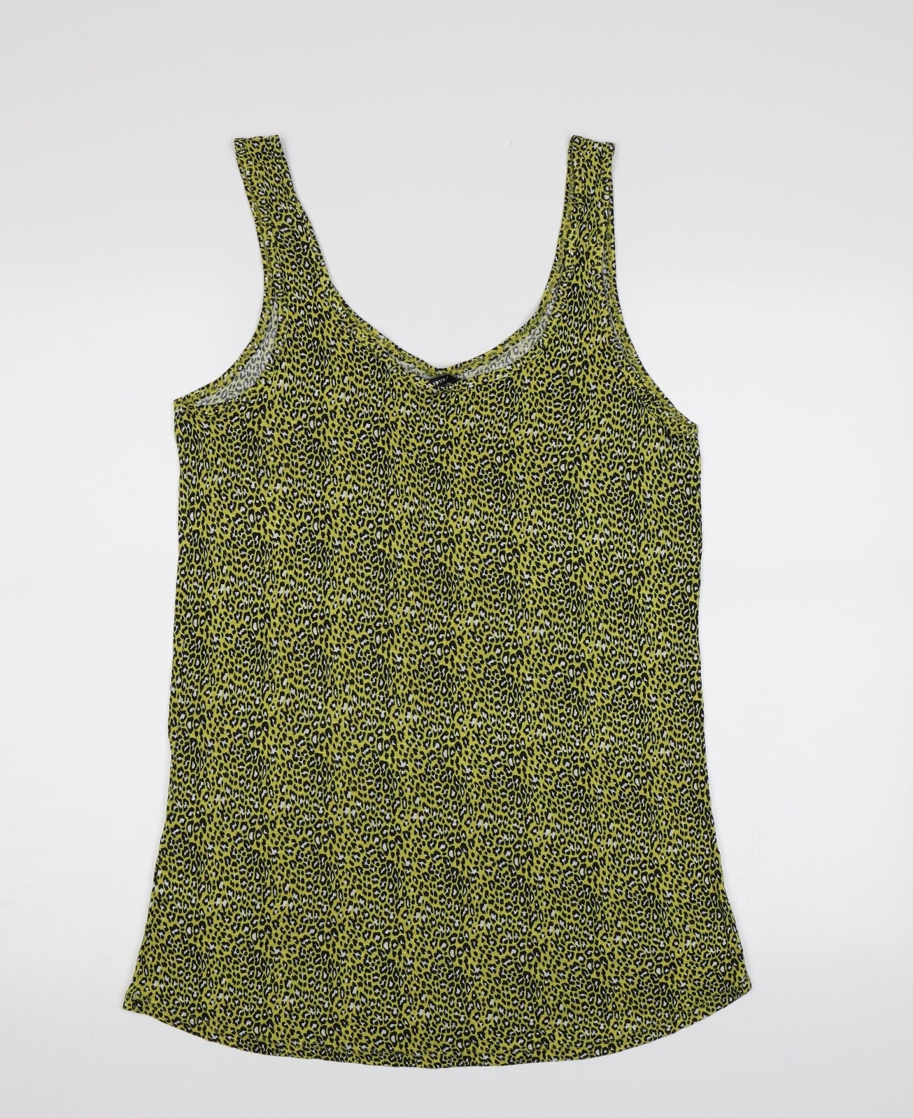 Womens UK Size 12 George Yellow Basic Tank