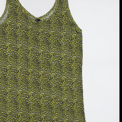 Womens UK Size 12 George Yellow Basic Tank