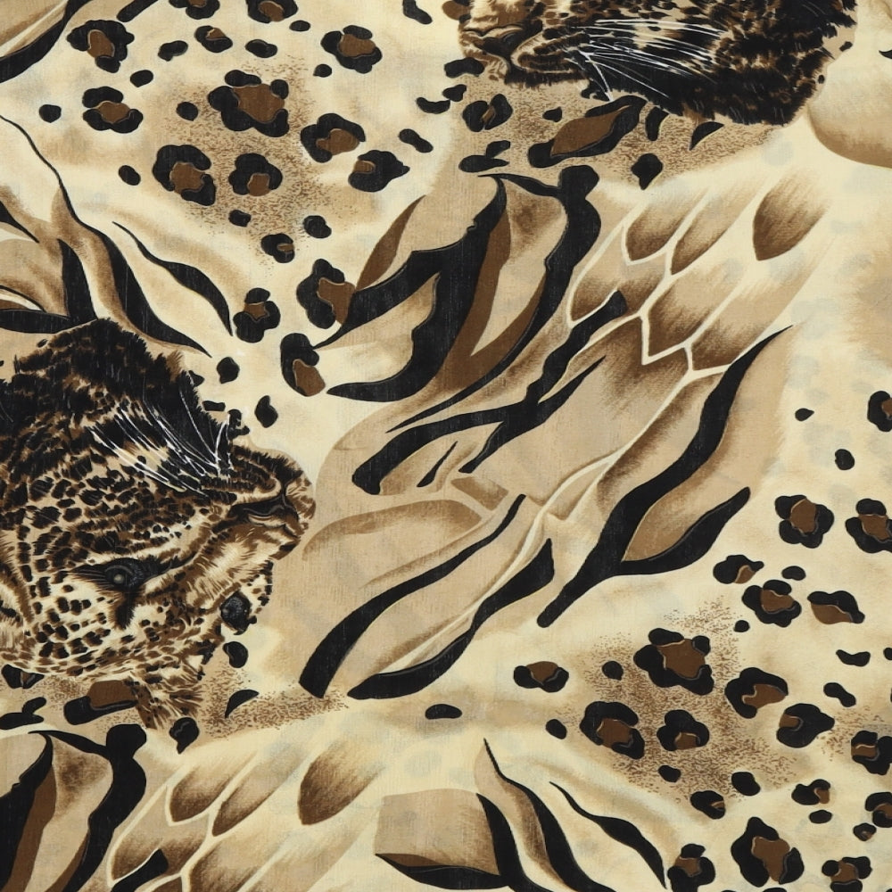 Cordelia  Womens Brown Animal Print  Basic Blouse Size 12